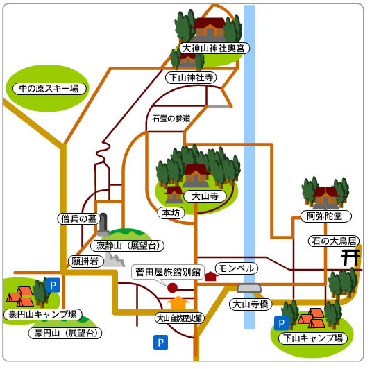 観光案内地図